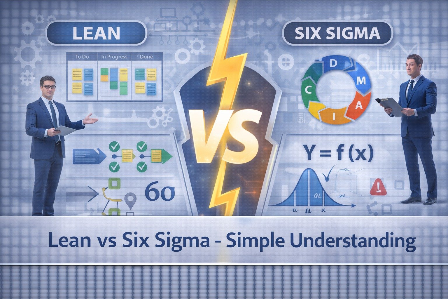 Lean vs Six Sigma &ndash; Simple Understanding
&nbsp;