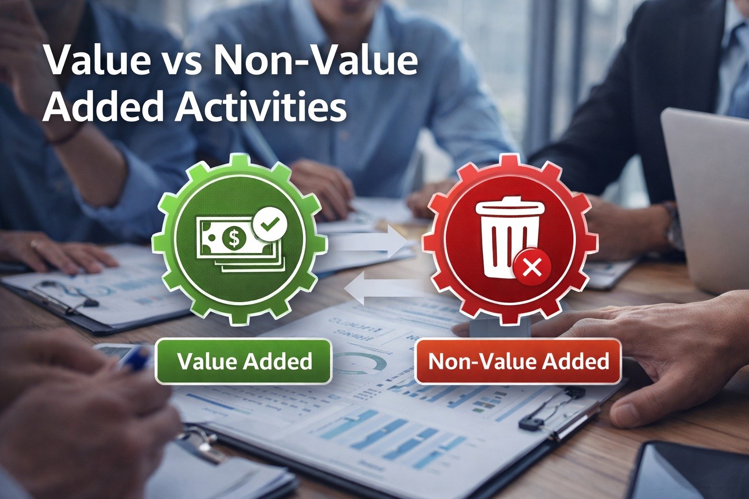 Value vs Non-Value Added Activities
&nbsp;